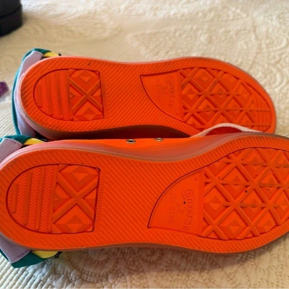 RARE - CONVERSE CHUCK TAYLOR ALL STAR NEON JELLY BUCKLE UP HIGH TOP - Men's 11 - Picture 4 of 6